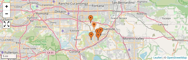 Related schools map