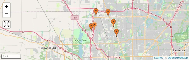 Related schools map
