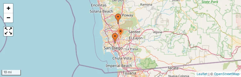 Related schools map