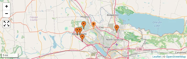 Related schools map
