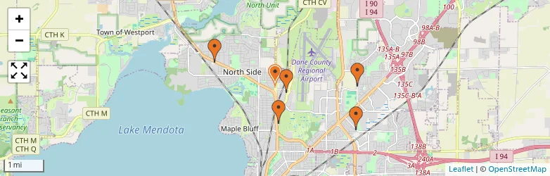 Related schools map