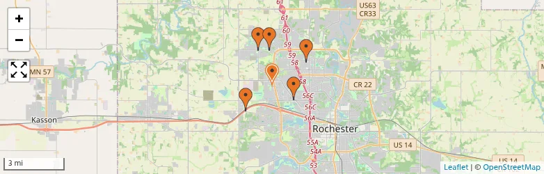 Related schools map
