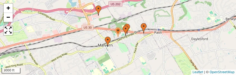 Related schools map