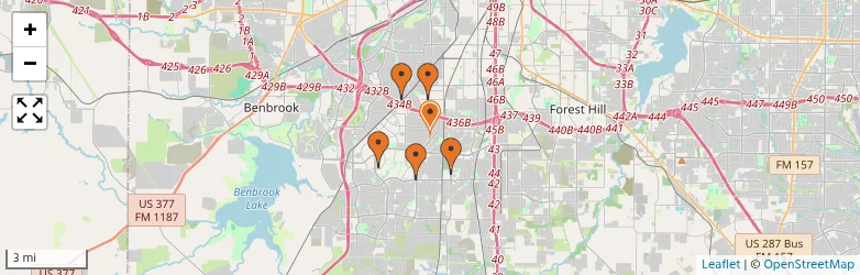 Related schools map