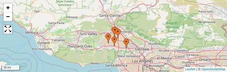 Related schools map