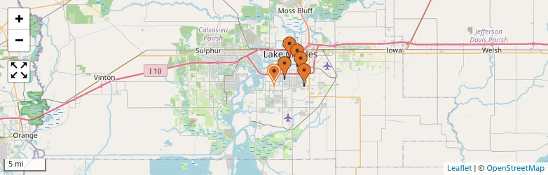 Related schools map