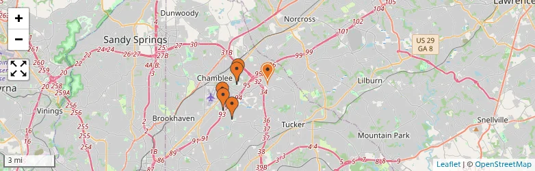 Related schools map