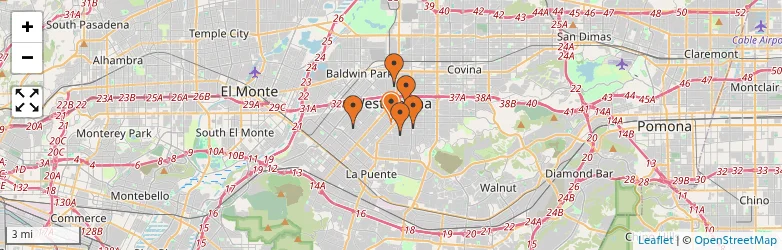 Related schools map