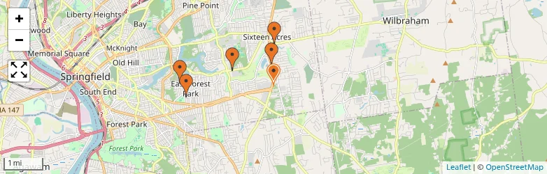 Related schools map