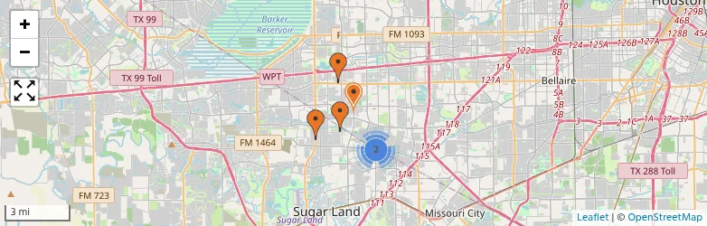 Related schools map