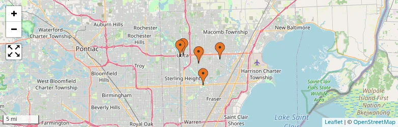 Related schools map