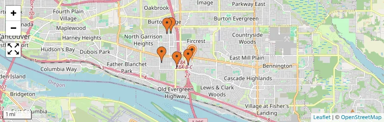 Related schools map