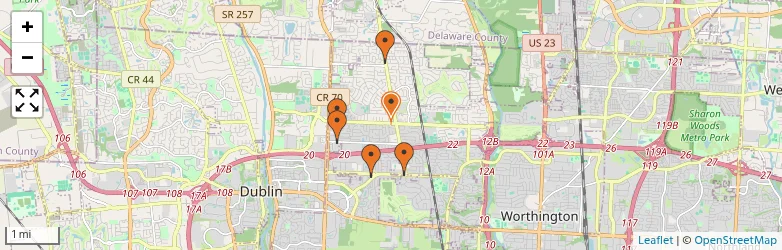 Related schools map