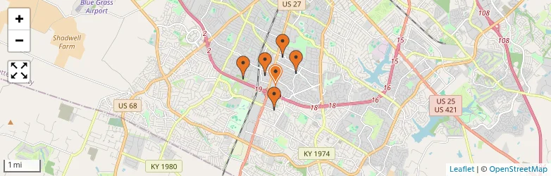 Related schools map