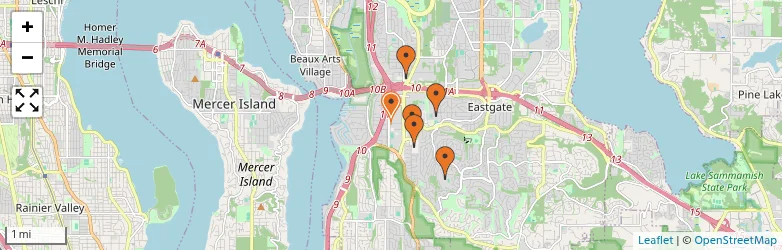 Related schools map
