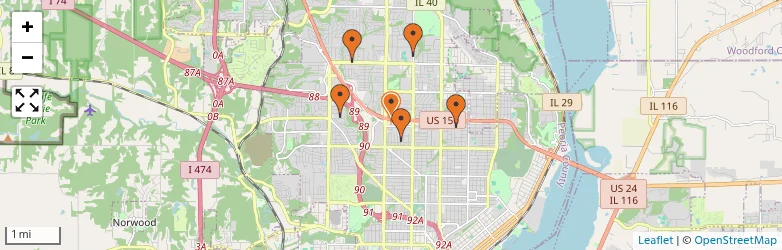 Related schools map
