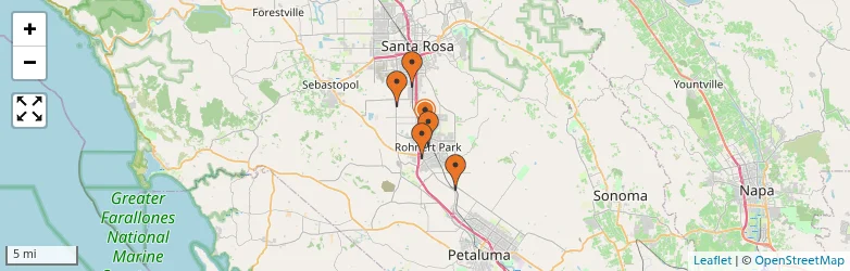 Related schools map