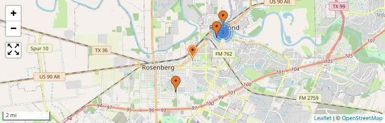 Related schools map