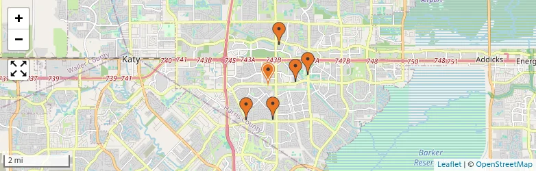 Related schools map