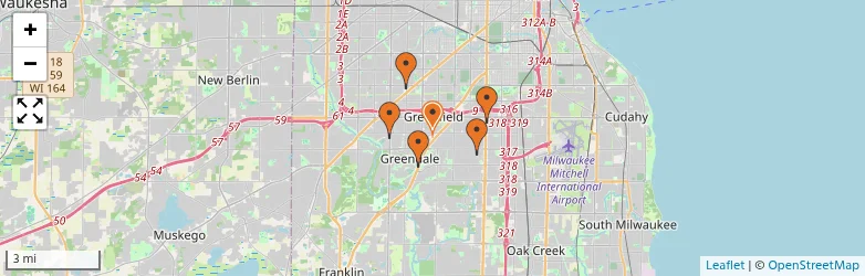 Related schools map