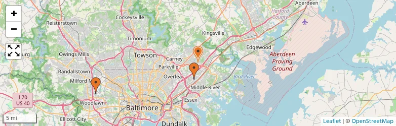 Related schools map