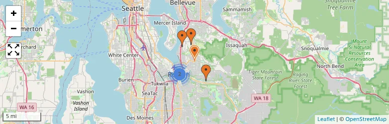 Related schools map
