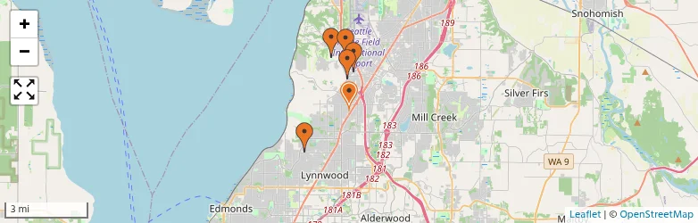 Related schools map