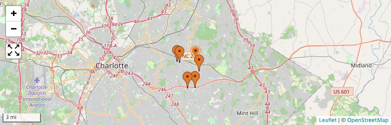 Related schools map