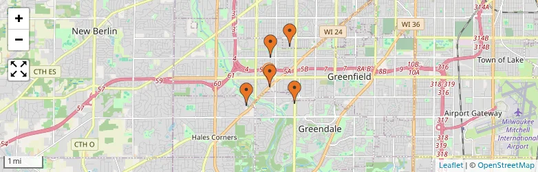 Related schools map