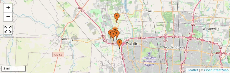 Related schools map