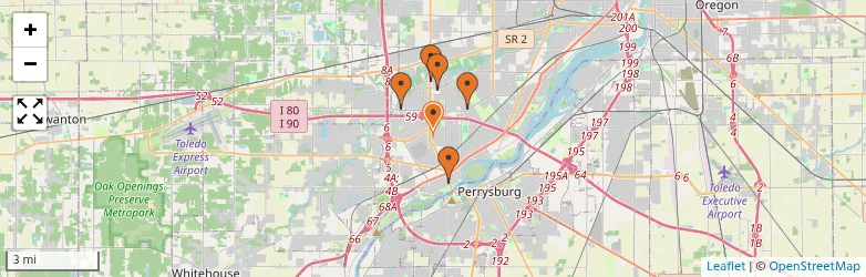 Related schools map