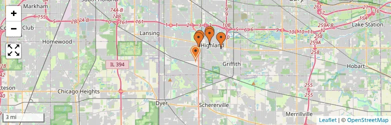 Related schools map
