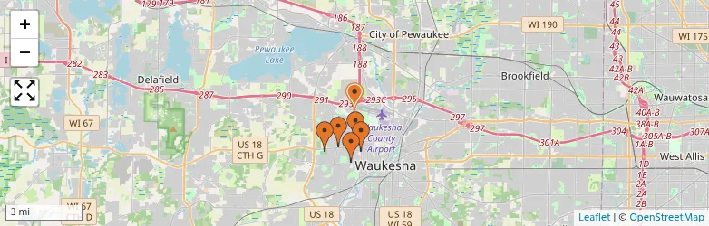 Related schools map