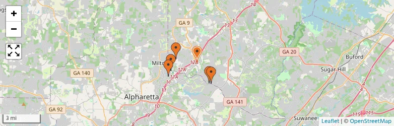 Related schools map