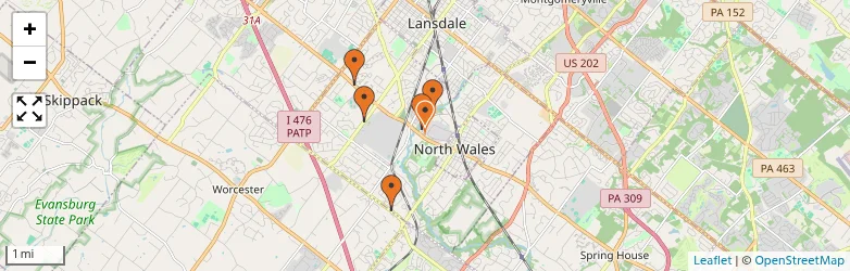Related schools map