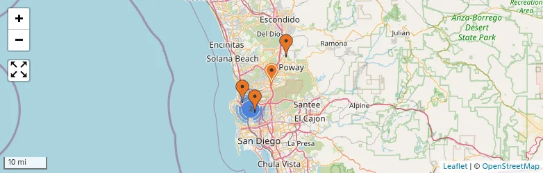 Related schools map