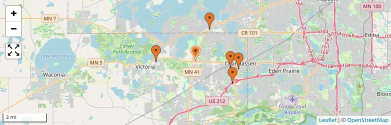 Related schools map