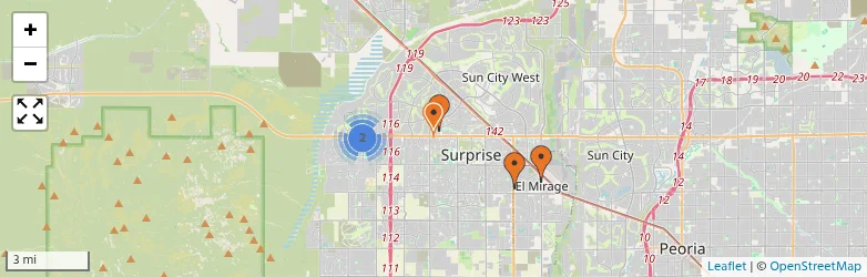 Related schools map