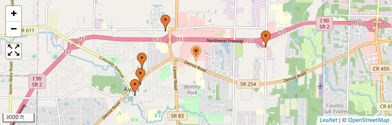 Related schools map