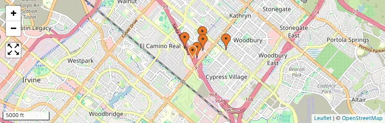 Related schools map