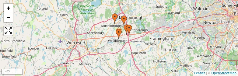 Related schools map