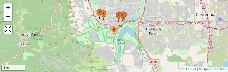 Related schools map