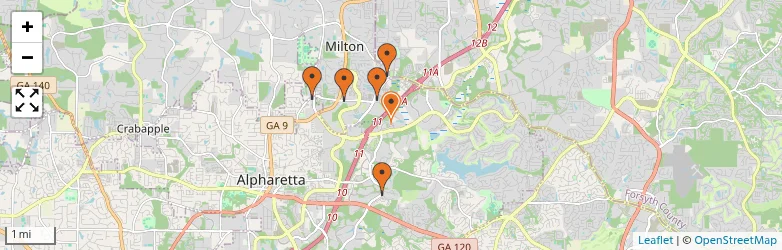 Related schools map