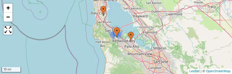Related schools map