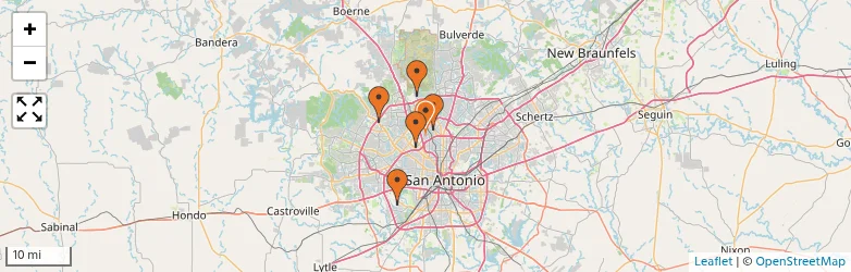 Related schools map