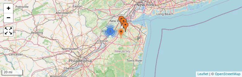 Related schools map