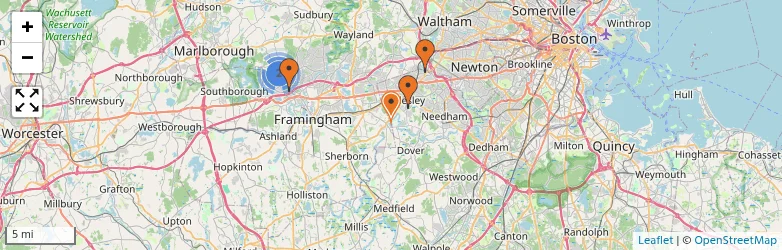 Related schools map