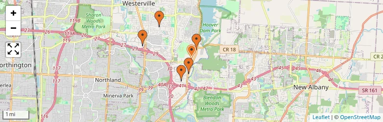 Related schools map