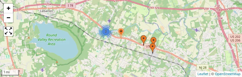 Related schools map
