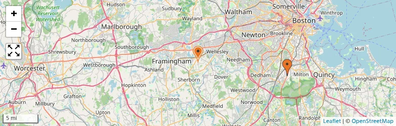 Related schools map